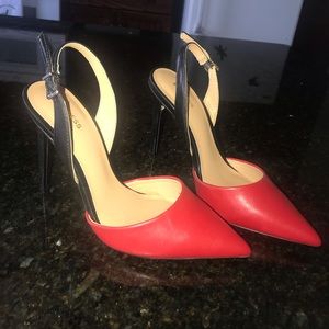 Red and Black Express Heels
